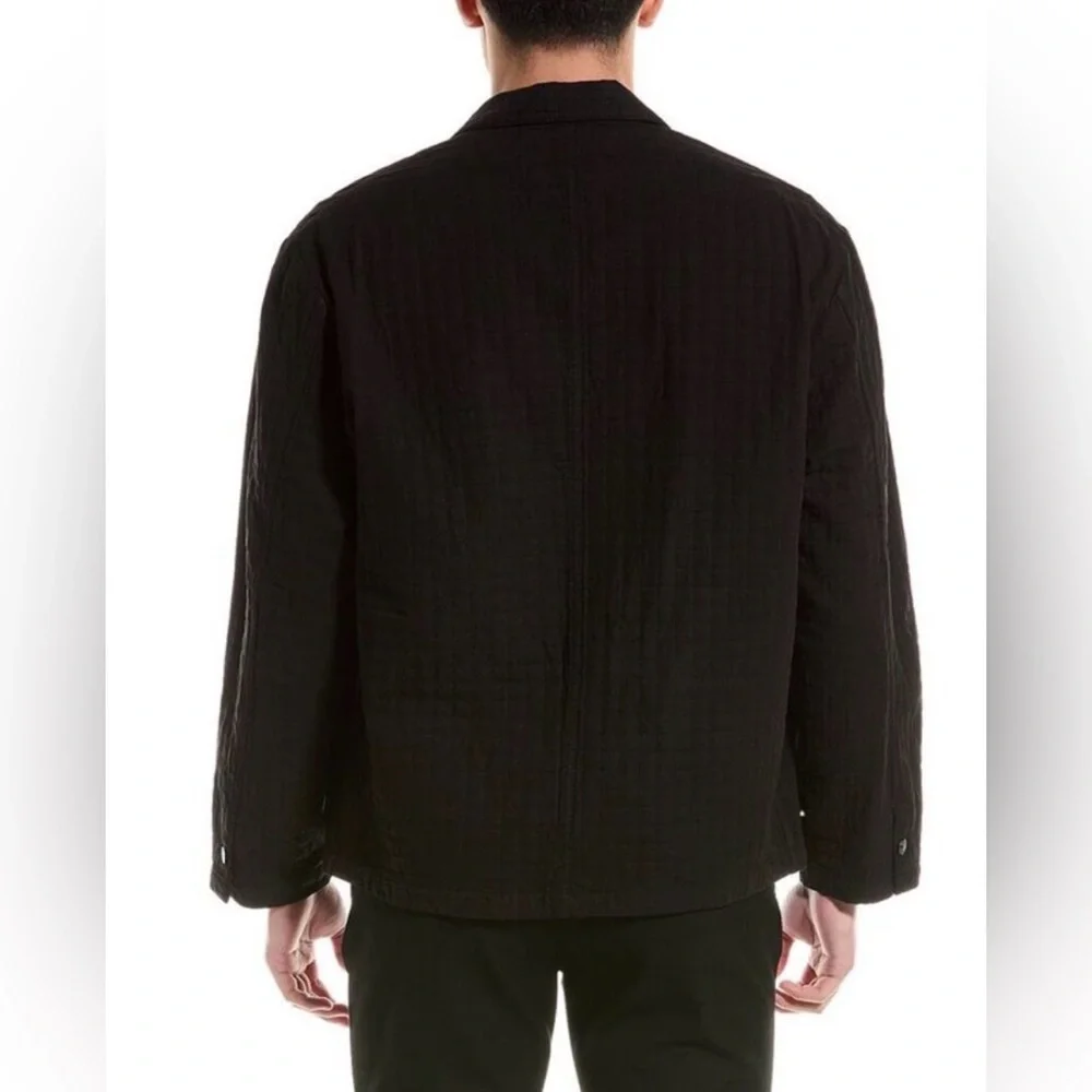 The Kooples Black Quilted Jacket – 100% Cotton – Size Large – NWT – Minimalist - Picture 3 of 6